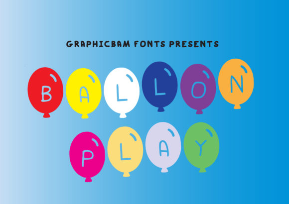 Balloon Play: A Joyful Display Font for Handmade Creators