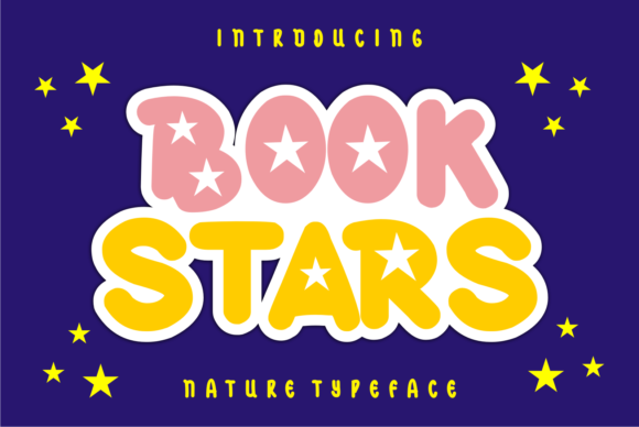 Book Stars: A Display Font That Commands Attention