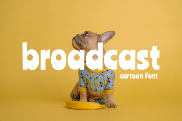 Broadcast: A Playful Display Font That Feels Like Sunshine