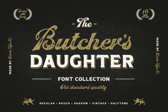 Butcher s Daughter: A Display Font with Vintage Soul