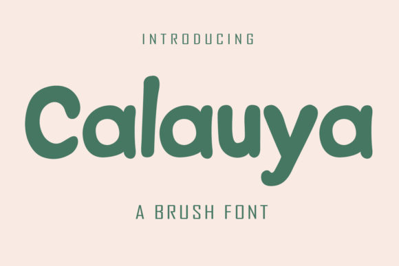 Calauya: A Versatile Display Font for Memorable Branding