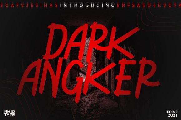 Dark Angker: A Display Font That Speaks for Your Handmade Brand