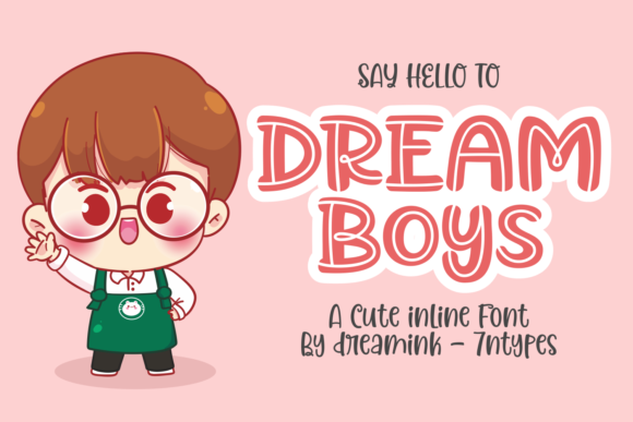 Dream Boys: A Playful Display Font for Friendly Digital Experiences