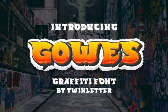 Gowes: A Graffiti Typeface Built for Bold Web Design