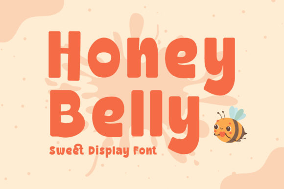 Honey Belly: A Bold Display Font for Web Designers