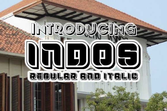 Indos: A Display Font That Commands Attention