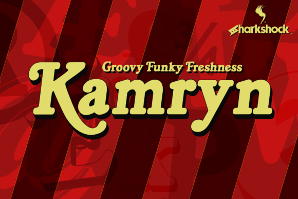 Kamryn: A Retro Display Font With Handmade Charm