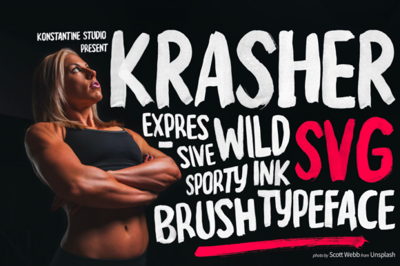 Krasher: A Display Font That Elevates Editorial Design