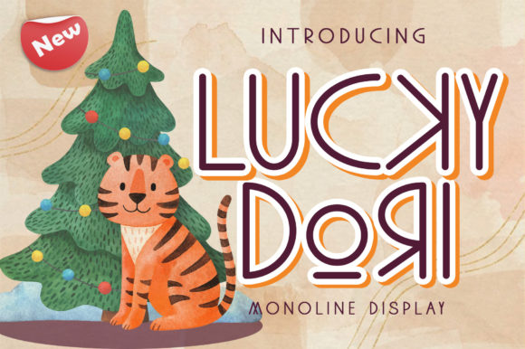 Lucky Dori: A Neat Display Font for Digital Designers