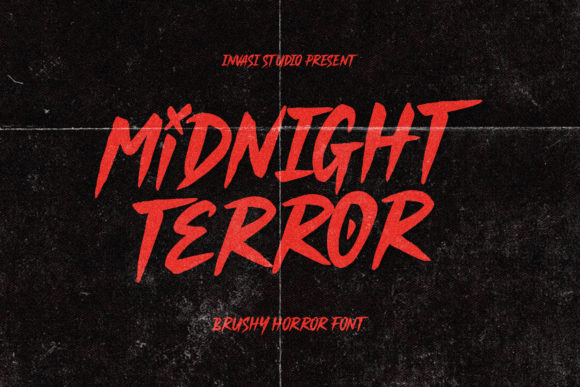 Midnight Terror: A Horror Display Font for Bold Web Designs