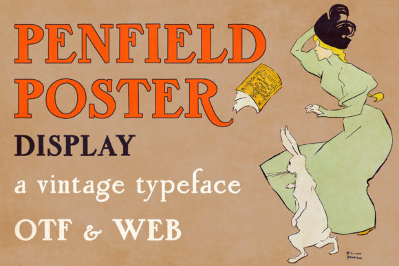 Penfield Poster: A Vintage Font for Campaign Clarity