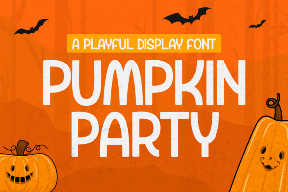 Pumpkin Party: A Spooky-Cool Display Font for Handmade Creators