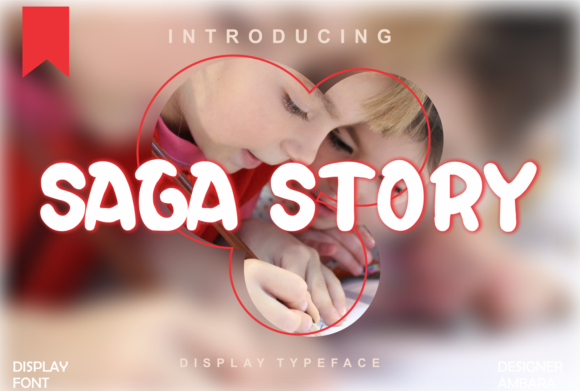 Saga Story Font: A Playful Typeface for Publishers