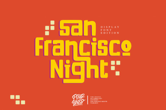 San Francisco Night: A Vintage Display Font with Cool Character