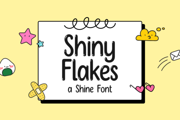 Shiny Flakes: A Display Font for Editorial Joy