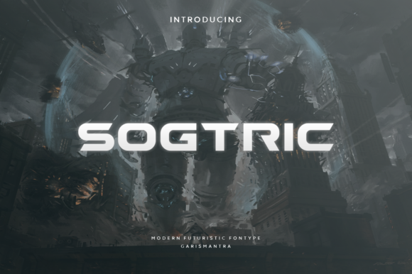 Sogtric: A Futuristic Display Typeface for Digital Design
