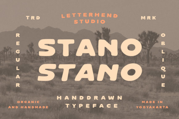 Stano: A Bold Vintage Display Font for Web Designers