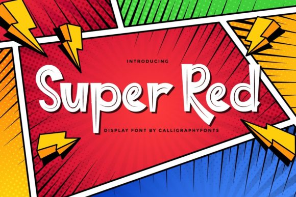 Super Red: A Friendly Display Font for Web Designers