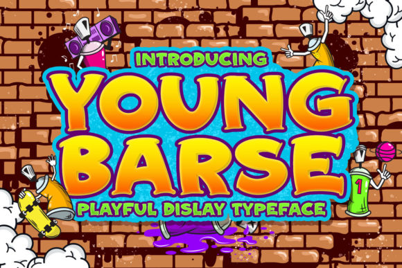 Young Barse Display Font for Handmade Creators